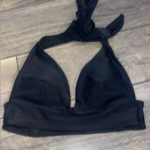 hollister black bikini top